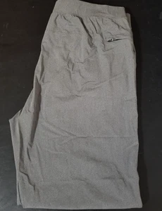 Pantalones cortavientos para hombre talla grande gris oscuro 2 bolsillos pista todo en movimiento - Imagen 1 de 11
