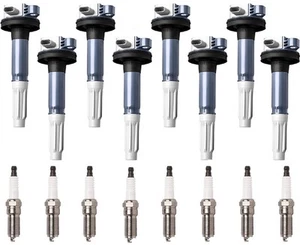 Bobinas de encendido directo y bujías de platino para Ford Mustang 5,2 L 2015-2020 - Imagen 1 de 6