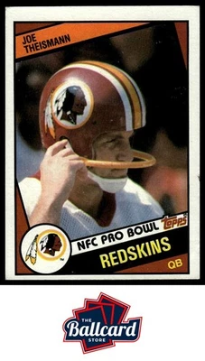 1984 Topps #390 Joe Theismann - Image 1 of 2