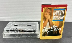 DARRELL MANSFIELD "GIVE HIM YOUR BLUES" CASSETTE TAPE 1993 ARC-1078 - Picture 1 of 7