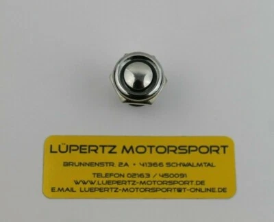 Pulsante avviamento acciaio inox starter button motorsport racing oldtimer youngtimer - Immagine 1 di 3
