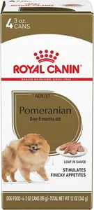 ROYAL CANIN Adult Pomeranian Loaf in Sauce Wet Dog Food Pate 3 oz Cans  (4-pack) - Picture 1 of 6