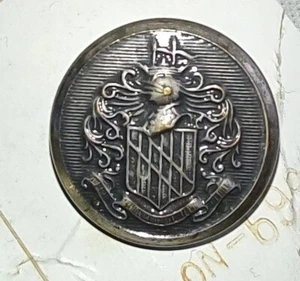 3 New Vintage carded 1920's-40's Maryland Uniform Buttons Crest / Seal - Picture 1 of 3