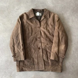 L.L Bean Soft Leather Chore Jacket Mens Small Vintage Barn Coat, Brown - Picture 1 of 12