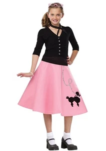 50s 50's Poodle Skirt Grease Child Costume Accessory - Picture 1 of 3