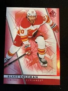 2022-23 SP Authentic Limited Red Blake Coleman #68 Calgary Flames - Picture 1 of 2