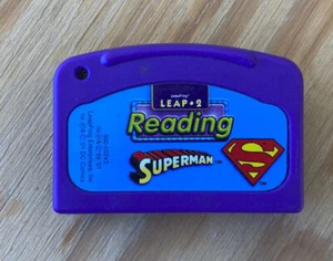 Superman LeapPad Leap Frog cartridge reading 2 500-00243 - Picture 1 of 3