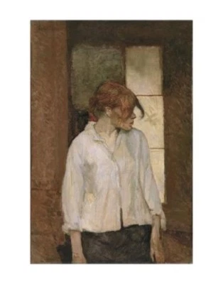 Montrouge Rosa la Rouge, Henri Toulouse Lautrec, Wall Decor Art Print 14" x 11" - Image 1 of 2
