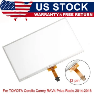 6.1"Touch Screen Glass Digitizer For 14~18 TOYOTA Corolla Camry RAV4 Prius Radio - Picture 1 of 10
