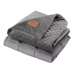 Pendleton, 7 lb. Manta de lanzamiento de vuelta ponderada de terciopelo (elige el color) - Imagen 1 de 16