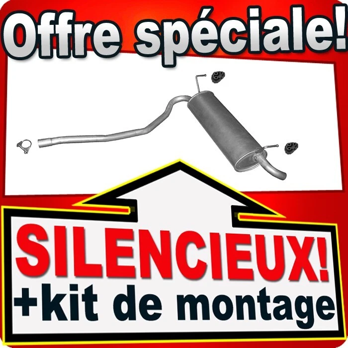 Silencieux Arriere pour FIAT PANDA 1.3 D Multijet 4x4 70CH échappement - Photo 1/1