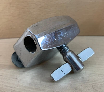 HOSHINO K KOUGYOU 60s 70s Vtg Floor Tom LEG MOUNT Holder Bracket Part Japan 4cm - Image 1 of 4