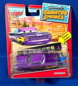 New - RAMONE - WELCOME TO RADIATOR SPRINGS Pixar CARS Bumper Sticker PURPLE CAR - Picture 1 of 5