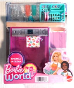 Barbie World Sparkle N Juego de Cocina Limpio - Nuevo - Imagen 1 de 5