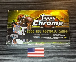 2000 Topps Chrome Football Trading Cards Factory Sealed Hobby Box - Picture 1 of 6
