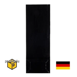 1000x Blockbodenbeutel 3-lagig 70+40x205 Teebeutel Beutel Tüte Teetüten schwarz - Bild 1 von 1