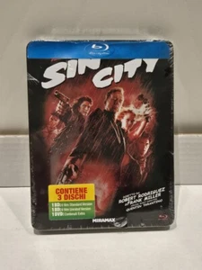 SIN CITY BLURAY STEELBOOK EDITION 3 DISCHI - NUOVO SIGILLATO - NEW SEALED - Foto 1 di 8