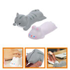  2 PCS Mouse Pad For Wrist Care Wrist Support Computer White Rabbit