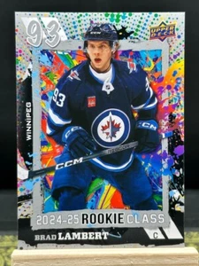 2024-25 UD Series 1 - Brad Lambert - Rookie Class - RC-9 - Picture 1 of 2