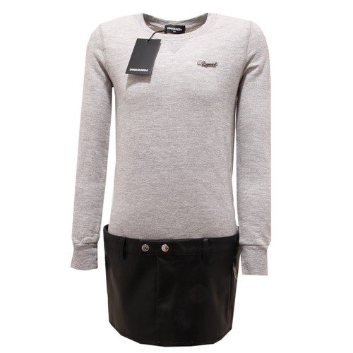 9674O Abito bimateriale DSQUARED2 dress kids bimba FELPA