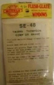 FlushGlaze Windows SE-48 Triang Thompson Composite or Brake Coach OO Gauge - Foto 1 di 1