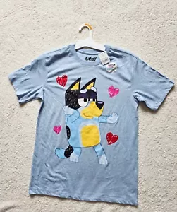 NWT adult unisex men/ women Bluey T-Shirt, Valentine's Easter Christmas, S M XXL - Picture 1 of 4