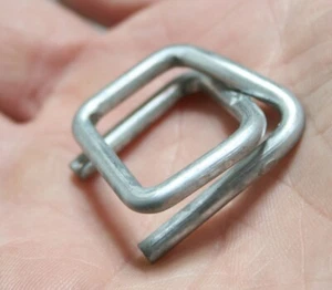 CordStrap CB 5S Buckles Galvanized steel wire clasp strapping 7373000 16mm 5/8” - Bild 1 von 4
