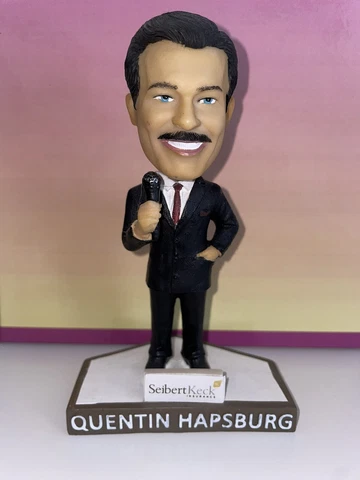 QUENTIN HAPSBURG "The Naked Gun" ~ 2018 Akron RubberDucks Bobblehead SGA Cover