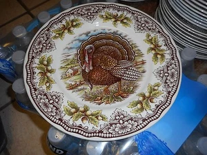 Royal Stafford New Victorian English Pottery Thanksgiving Turkey 8 1/2" Plate - Picture 1 of 1