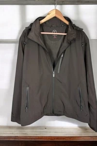 Tech by Tumi Soft Shell Windbreaker Jacket Mens Size Extra Large Charcoal Gray - Picture 1 of 24