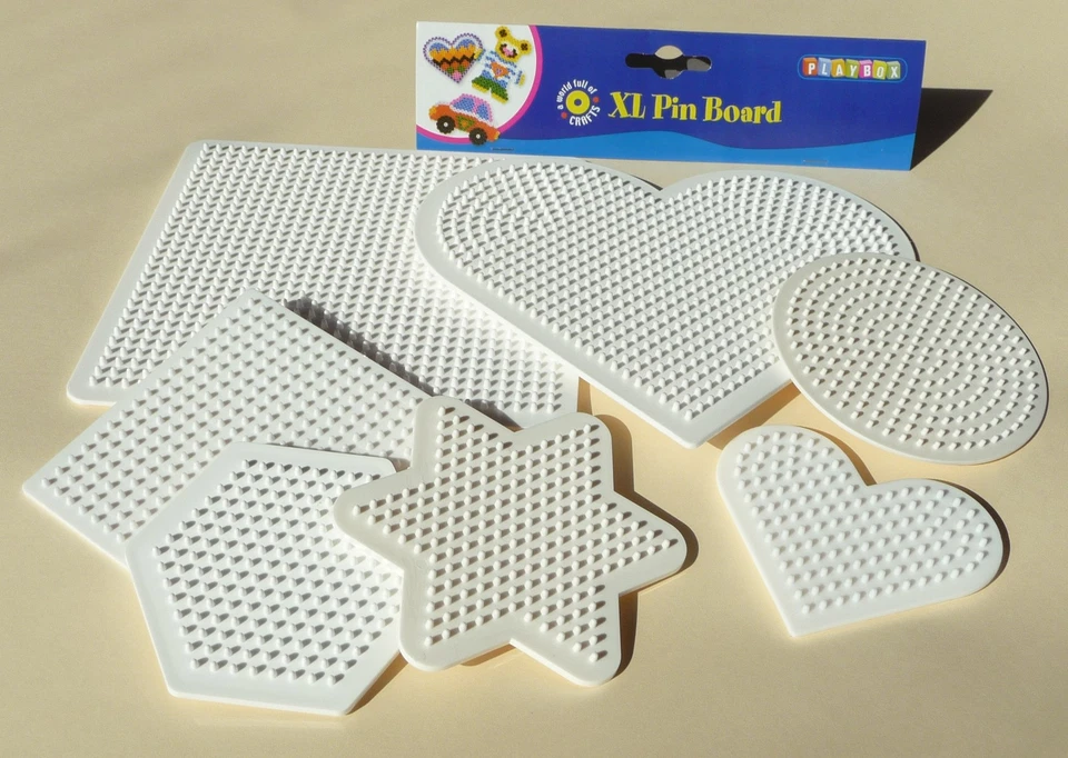 7-STÜCK Stiftplatten für KLEINE Bügelperlen mit verschiedene Motiven       86-11 - Bild 1 von 1