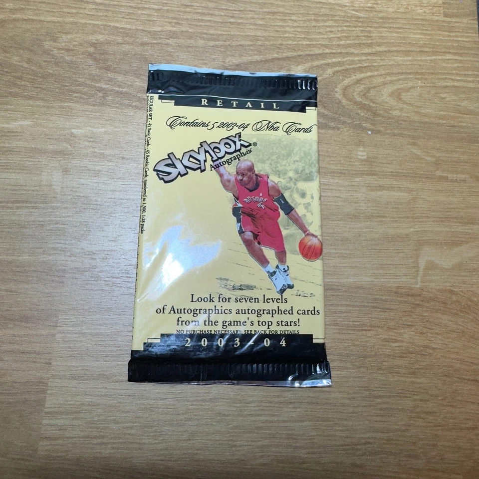 2003-04 SKYBOX AUTOGRAPHICS Retail Pack Basketball NBA New Sealed - Image 1 of 2