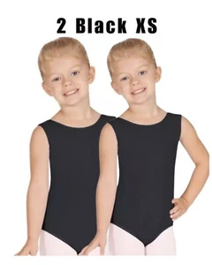2 Girls Gymnastics Ballet Leotards Eurotard Lined Leo For Children - Picture 1 of 3