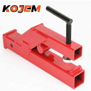 For Deere Bobcat Tractor Bucket 2" Clamp On Trailer Hitch Ball Mount Receiver - Picture 1 of 14