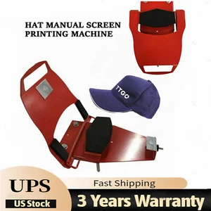 Standard Platen Machine Cap Printer Hat Clamp Silk Screen Printing Equipment ~ - Picture 1 of 8