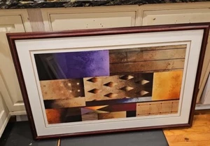 Gregg Robinson Edition 215 "Phoenix II" Geometric Abstract Serigraph Signed - Picture 1 of 7