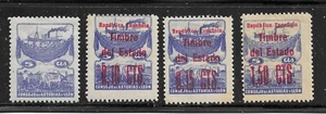 SPANIEN ASTURIEN Y LEON SOFIMA # 4,13,15,16 MH SPANISCHER BÜRGERKRIEG - Bild 1 von 1
