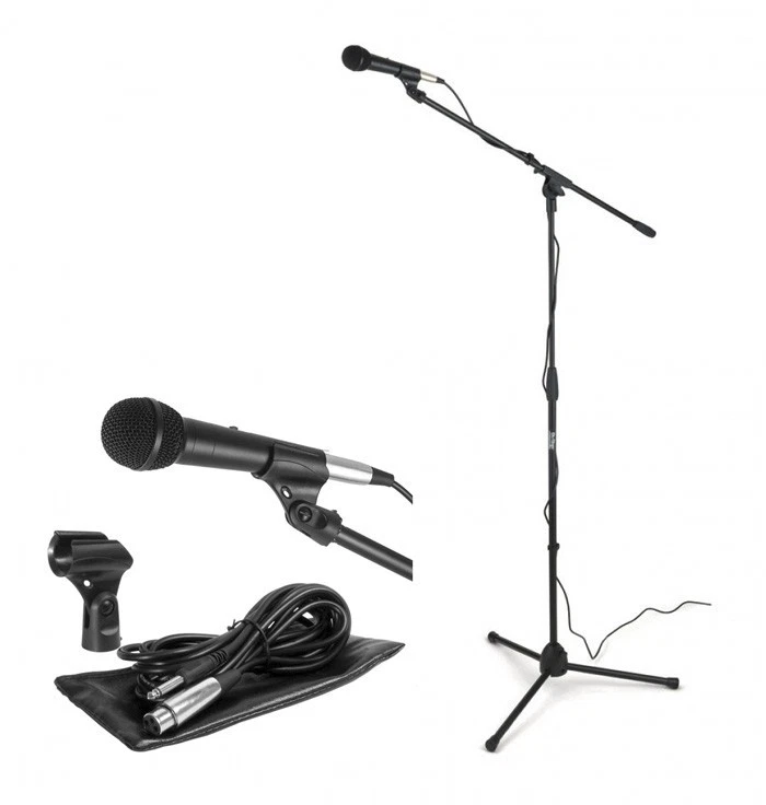 On Stage Mikrofon Set MS7500, Mikrofon, Galgenständer, Kabel, Halterung, Tasche - Bild 1 von 1