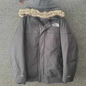 The North Face Gotham III 550 Goose Down Insulated Parka Coat Hooded Black XL - Picture 1 of 6