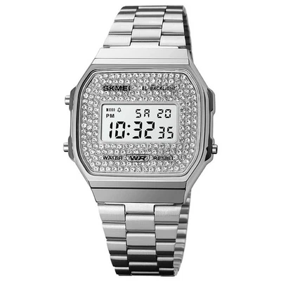 New Skmei 1808 Chrono Fashion Unisex Crystal Dial Watch - Image 1 of 4