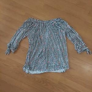 Cupio Heart Print Off-the-shoulder Jersey Knit Top (Estimated) Sz XL - Picture 1 of 9