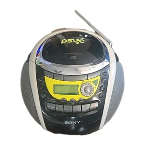 Vintage Sony PSYC CFD-E95 Radio CD Cassette Player boombox (No Remote)  Parts - Picture 1 of 7