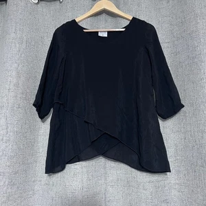 Click Color Me Baumwolle CMC Shirt Damen XS schwarz Cuprorayon Lagenlook Lagenlook - Bild 1 von 8