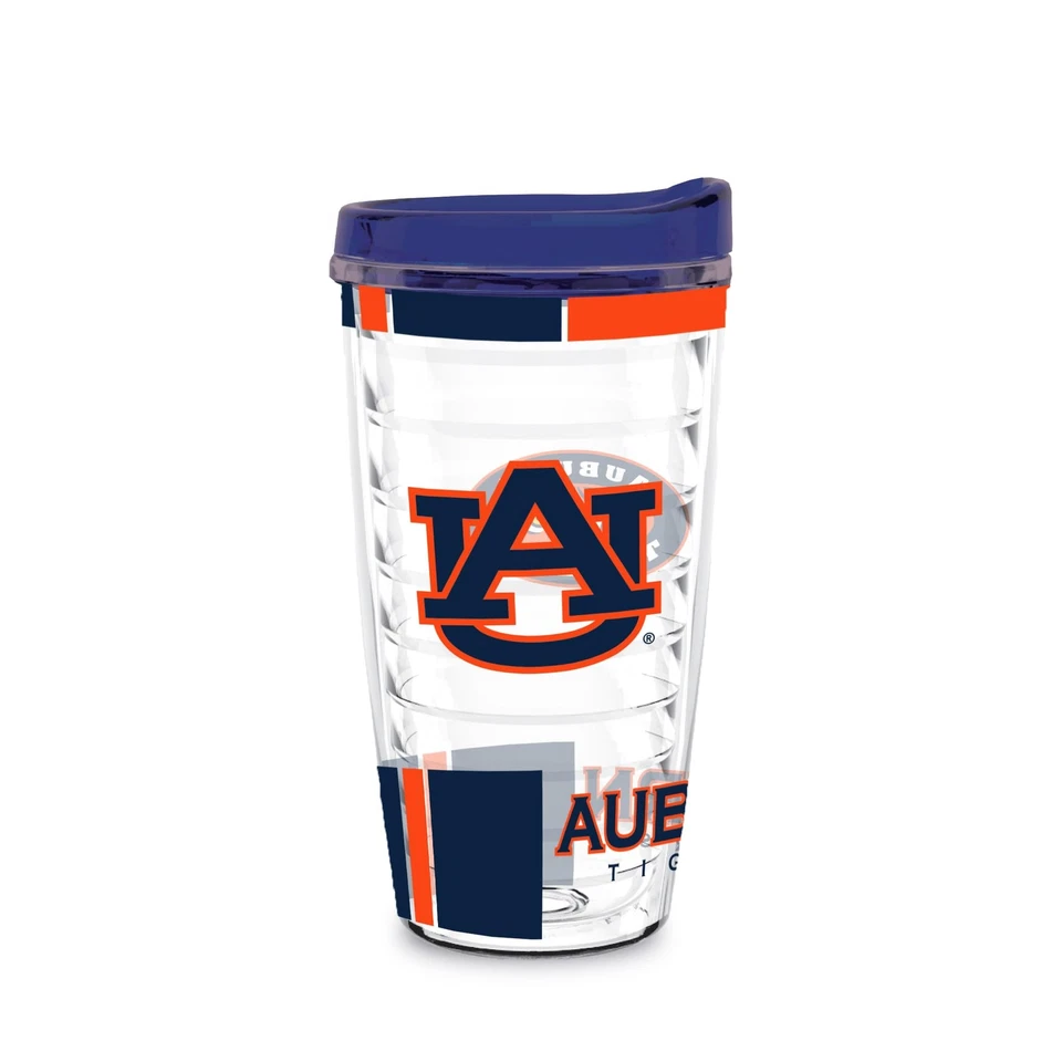 Vaso Tritan de doble pared 16 oz NCAA Auburn Tigers Foto 1 de 2