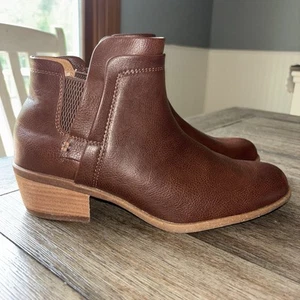 BOC by Born Womens Size 9.5 Grover Brown PU Slip On Booties Boots. NWT - Picture 1 of 8