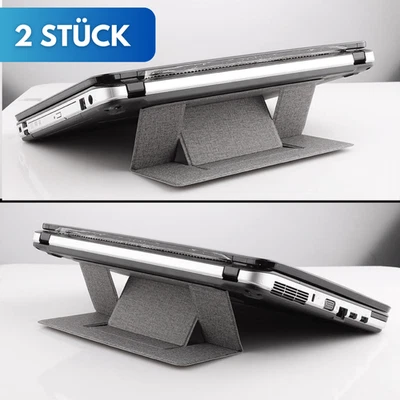Federleichter Laptop Ständer & Tablet Halter Ständer - höhenverstellbar 2 STÜCK - Bild 1 von 4
