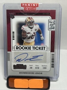 Deommodore Lenoir 2021 Panini Contenders Rookie Ticket Rc Auto *Panini Sealed* - Bild 1 von 2
