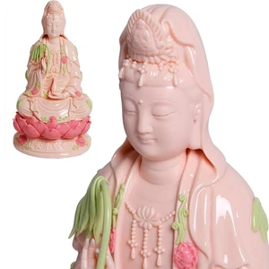 Estatua de cerámica superior de Guan Yin - Hecha a mano Quan Yin, Kwan Yin, Quan Am, Kuan Yin,... - Imagen 1 de 8