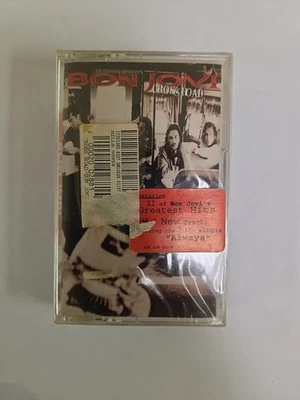 Bon Jovi Cross Road Cassette Tape Sealed 14 Classic Grooves 90s Rock Foto 1 de 2