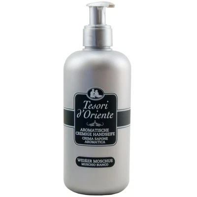 Tesori d'Oriente aromatische Handseife weißer Moschus 1 x 300ml Flüssigseife - Bild 1 von 2